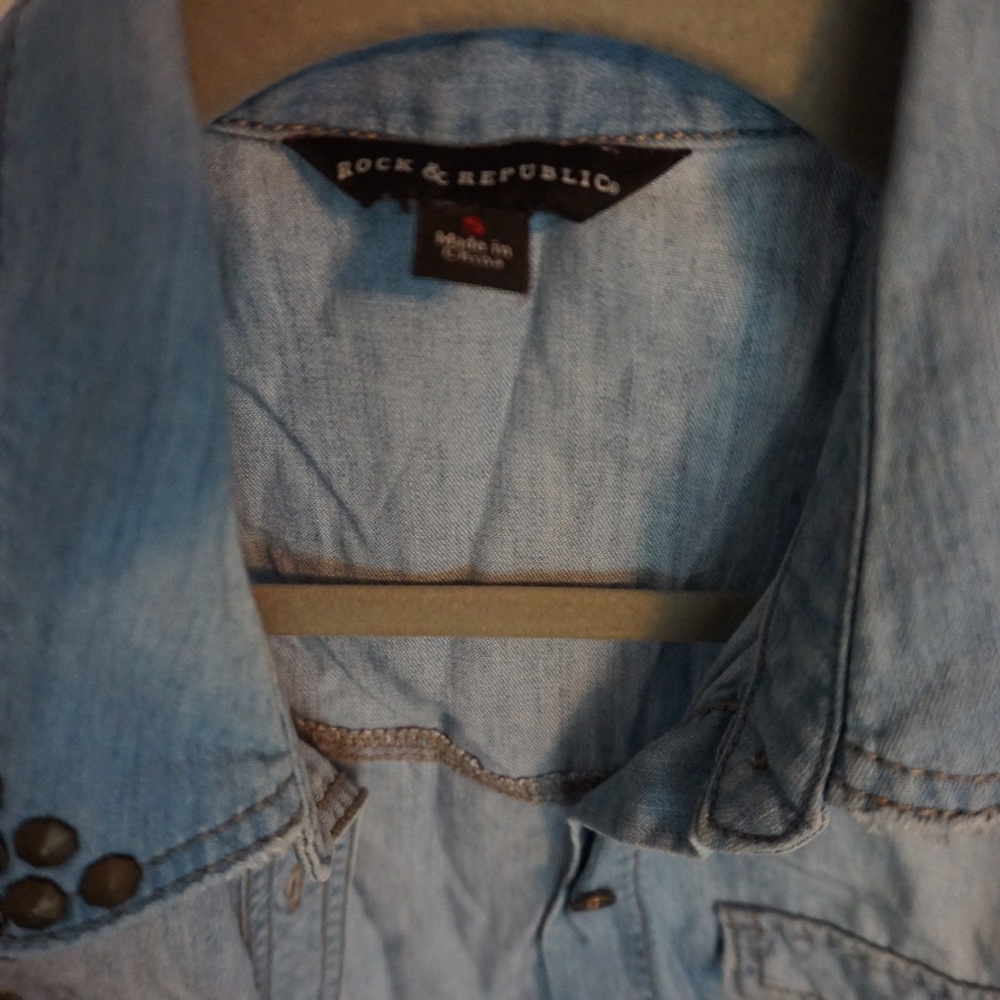 Denim button down - Picture 4 of 4